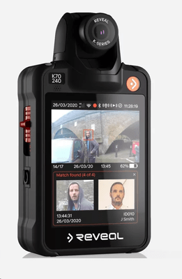 Bodycam Impressie van een bodycam