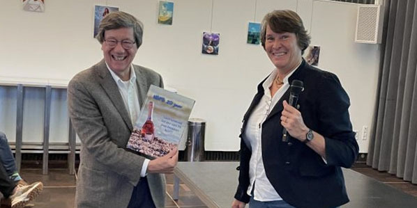 Juliëtte Koemans & John Borking tijdens ALV 30 november 2023 NGFG